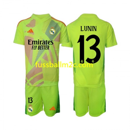 Fußballtrikots Real Madrid Lunin 13 Torwart Kinder Vierte Trikotsatz 2024-2025 Fußballtrikots Real Madrid Lunin 13 Torwart Kinder Vierte Trikotsatz 2024-2025